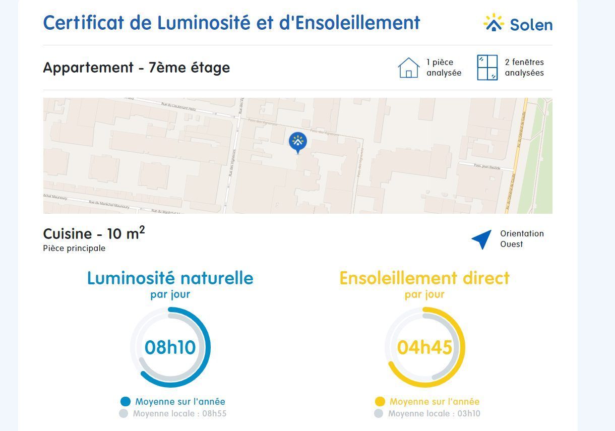 Lumineux studio de 22m² – Vue dégagée à Vincennes
