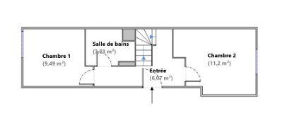 Superbe T4 en duplex de 74m² – Avec balcon à Montreuil