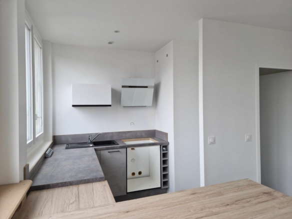Appartement 3 pièces refait à neuf