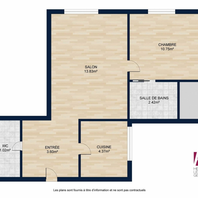 Idéal T2 de 36m² – Quartier animé à Levallois Perret