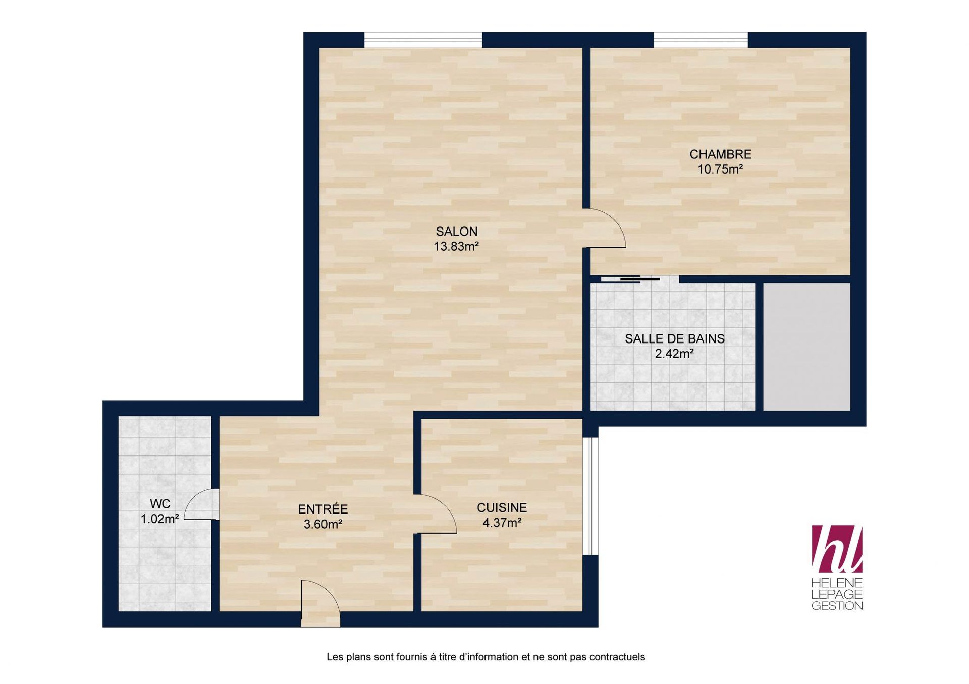Idéal T2 de 36m² – Quartier animé à Levallois Perret