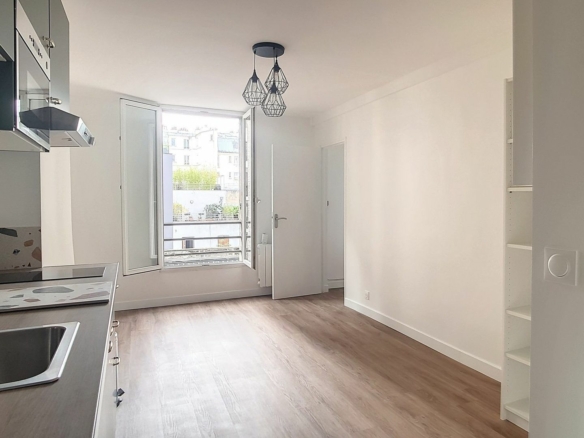 Beau studio de 22m² – Vue dégagée dans le 19ème