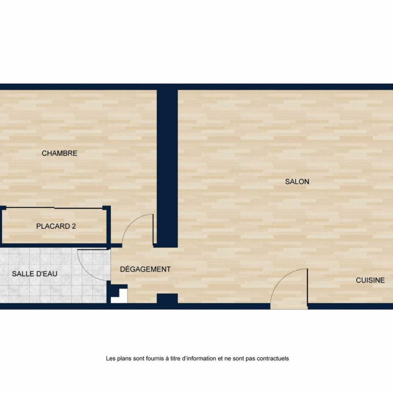 Moderne et calme T2 de 42m² – Quartier recherché et animé du 15ème