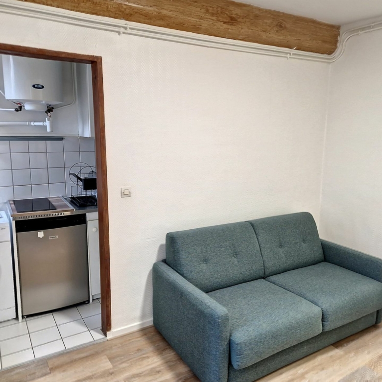 Beau studio meublé de 20m² – Sans vis-à-vis dans le 19ème