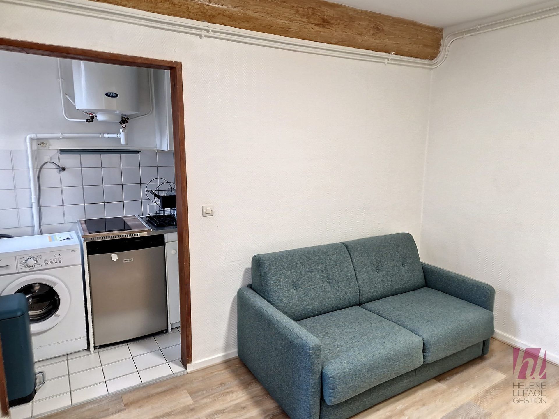 Beau studio meublé de 20m² – Sans vis-à-vis dans le 19ème