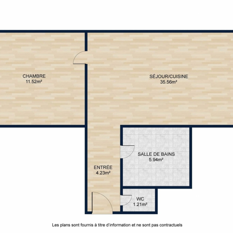 Grand T2 de 50m² – Fonctionnel et lumineux à Montreuil