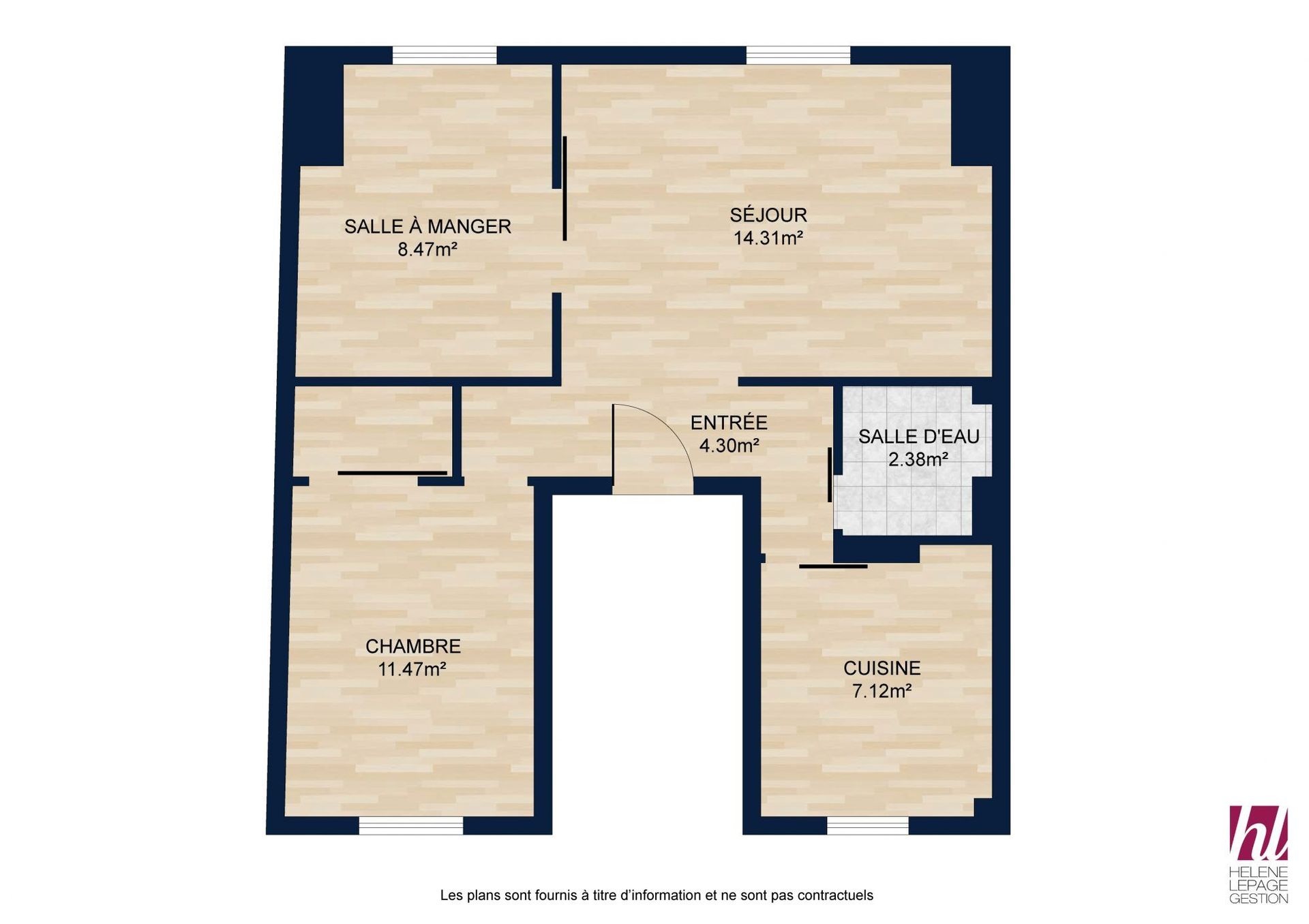 Moderne T2 de 48m² – Calme et bien agencé à Fontenay sous bois