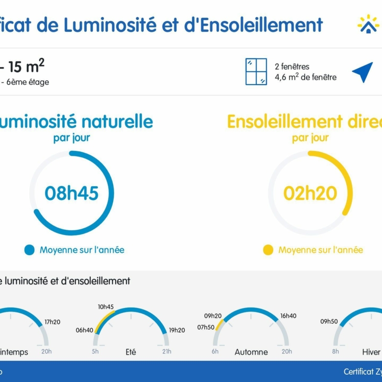 Agréable studio de 17m² – Dernier étage dans le 19ème
