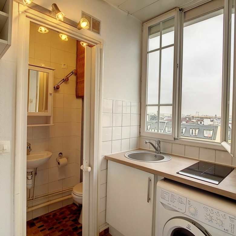 Lumineux studio de 22m² – Vue dégagée à Vincennes