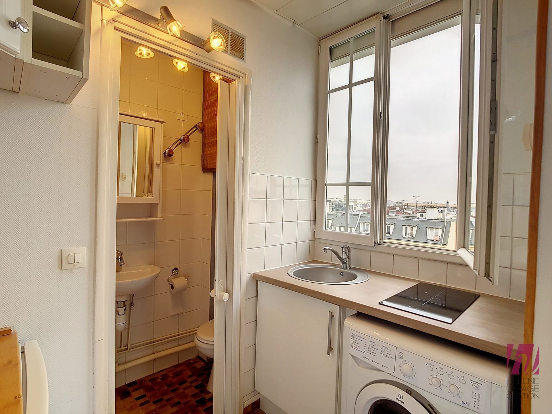 Lumineux studio de 22m² – Vue dégagée à Vincennes