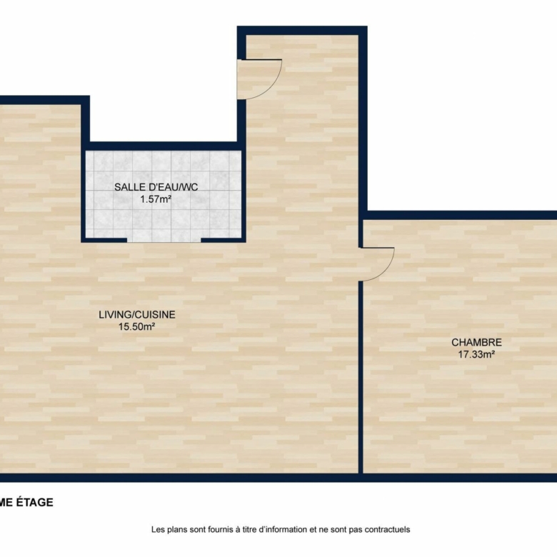 Agréable T2 de 34m² – Vue dégagée dans le 12ème