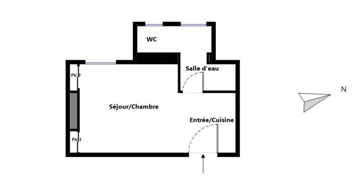 Authentique studio de 18m² – Quartier animé du 15ème