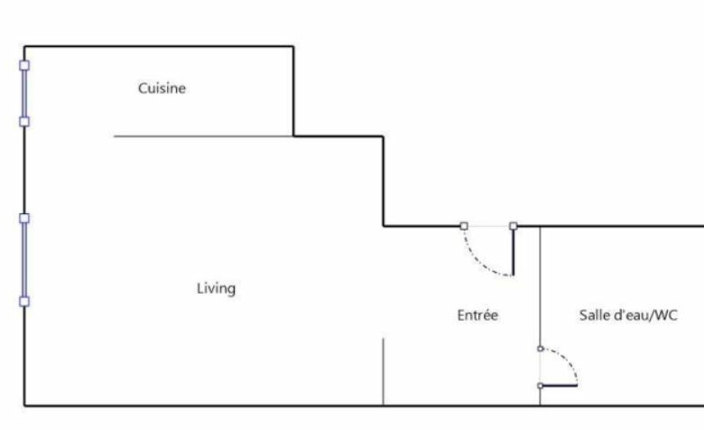 Beau studio meublé de 20m² – Sans vis-à-vis dans le 19ème