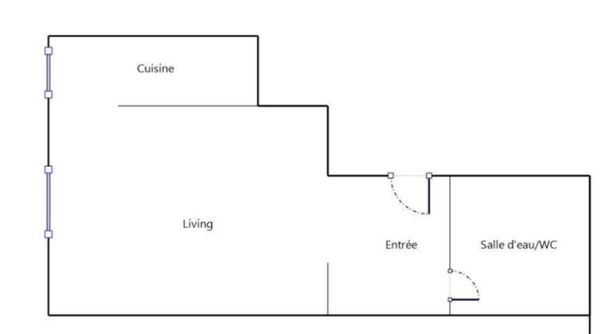 Beau studio meublé de 20m² – Sans vis-à-vis dans le 19ème
