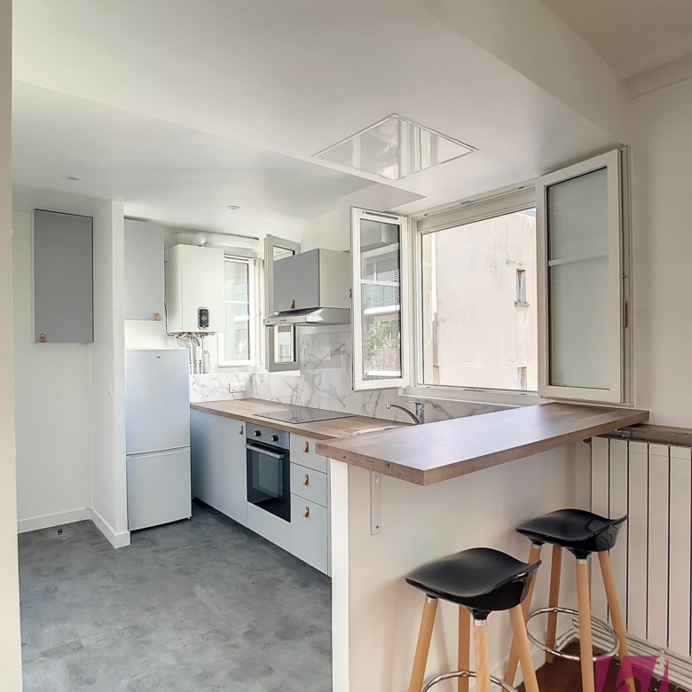 Beau T2 de 38m² – Refait à neuf dans le 19ème
