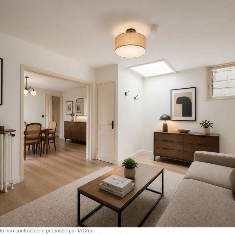 Duplex 3/4 pièces de 61 m² esprit “petite maison” à fort potentiel – Paris 17e (Rue de Lévis)