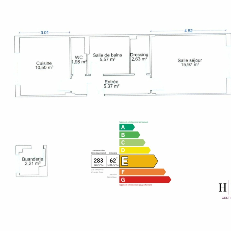 Location Appartement T2 42 m² avec Parking – Nogent-sur-Marne