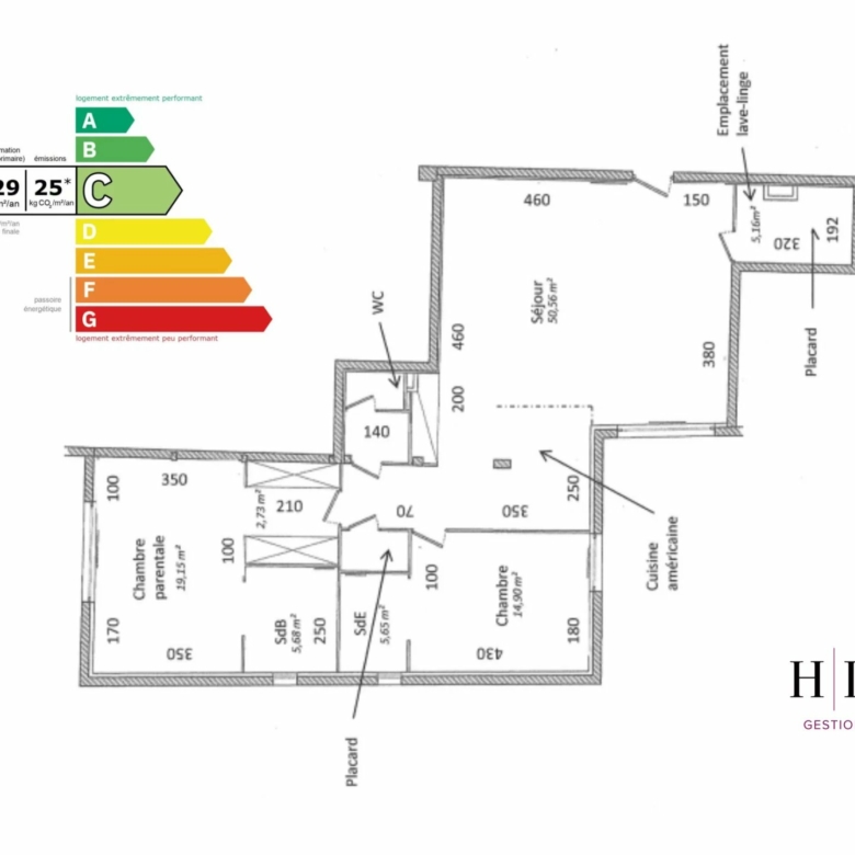 Appartement T3 de 115m² aux beaux volumes à Montreuil