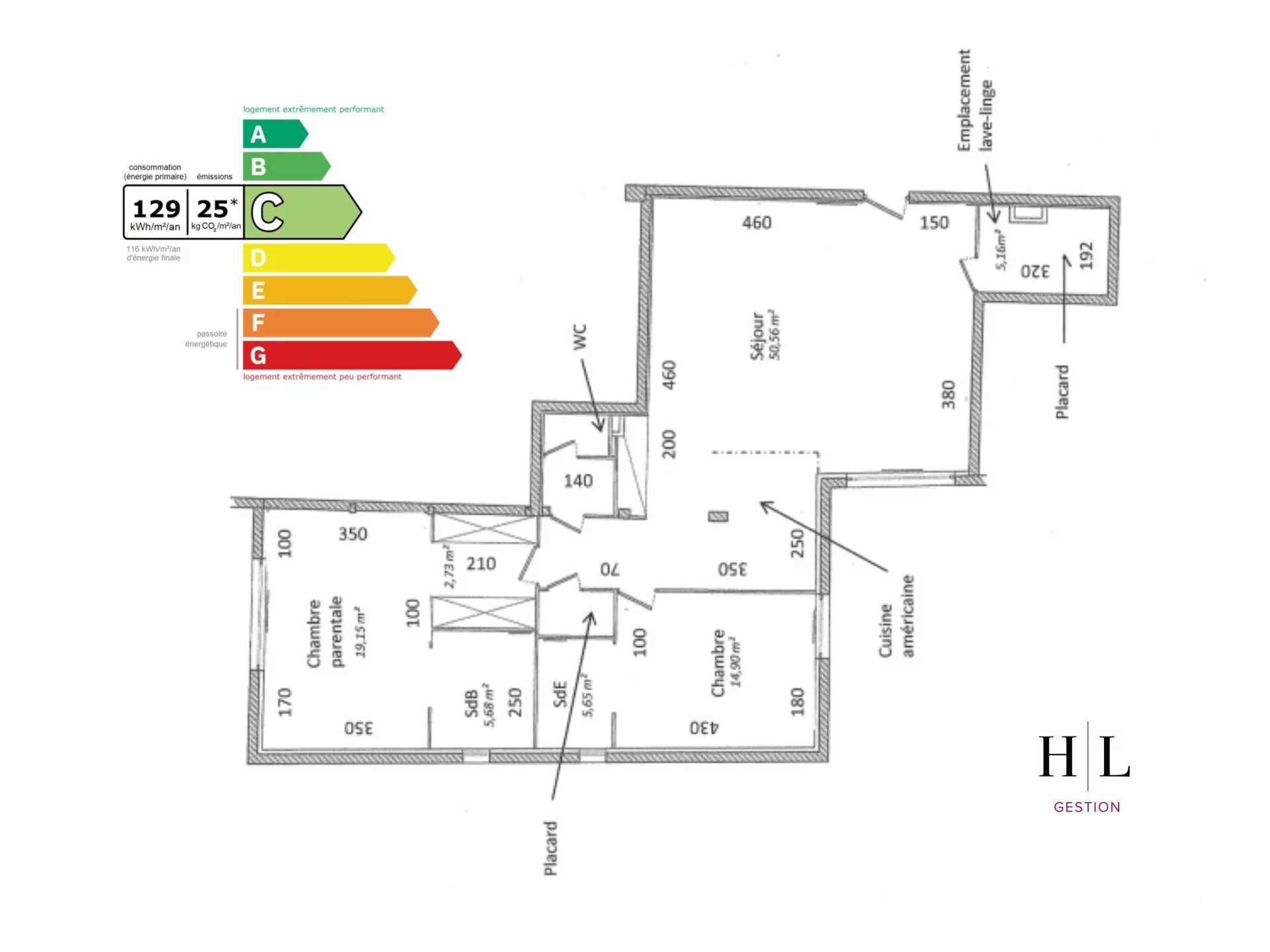 Appartement T3 de 115m² aux beaux volumes à Montreuil